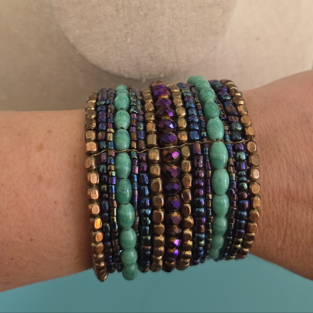 Beaded Cuff Bracelet